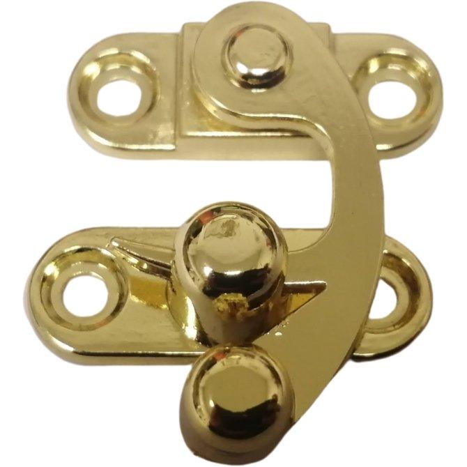 Solid Gold Plated Mini Box Swing Clasp - Decor Handles