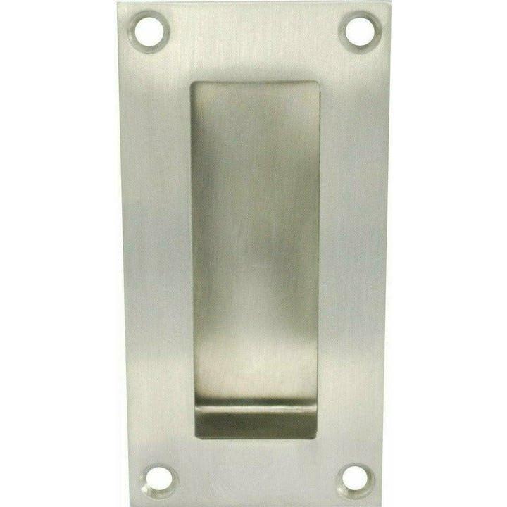 Square flush handle 100mm - Decor Handles