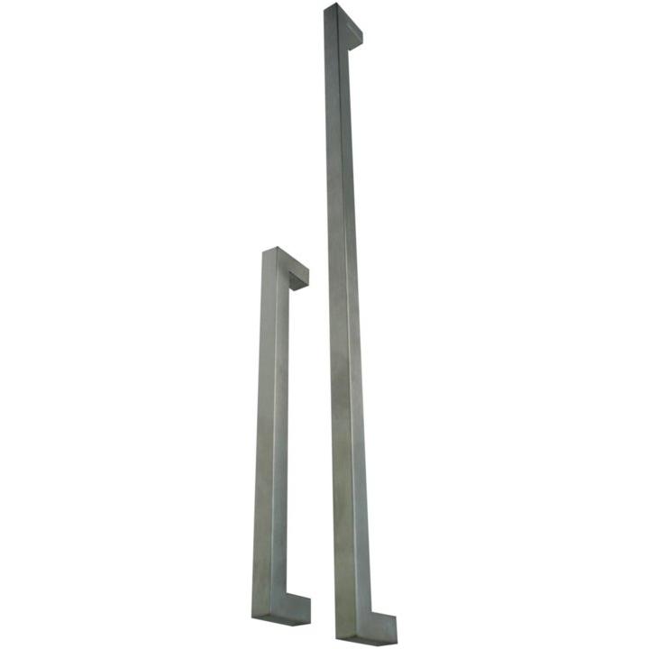 Square Stainless Steel Cupboard Handles - Decor Handles