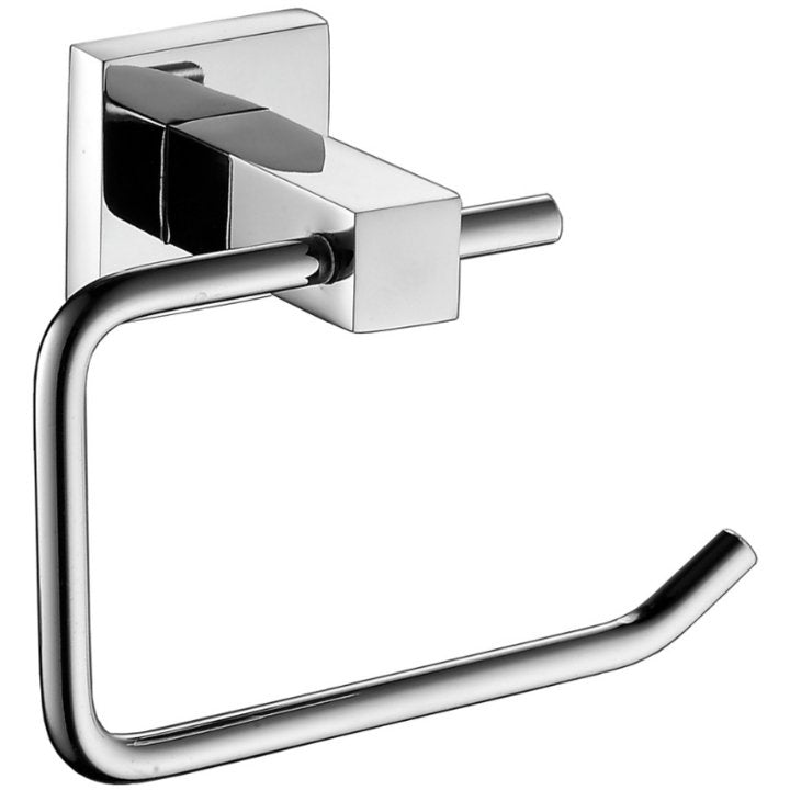Square Toilet Roll Holder in Chrome - Decor Handles - bathroom accessories