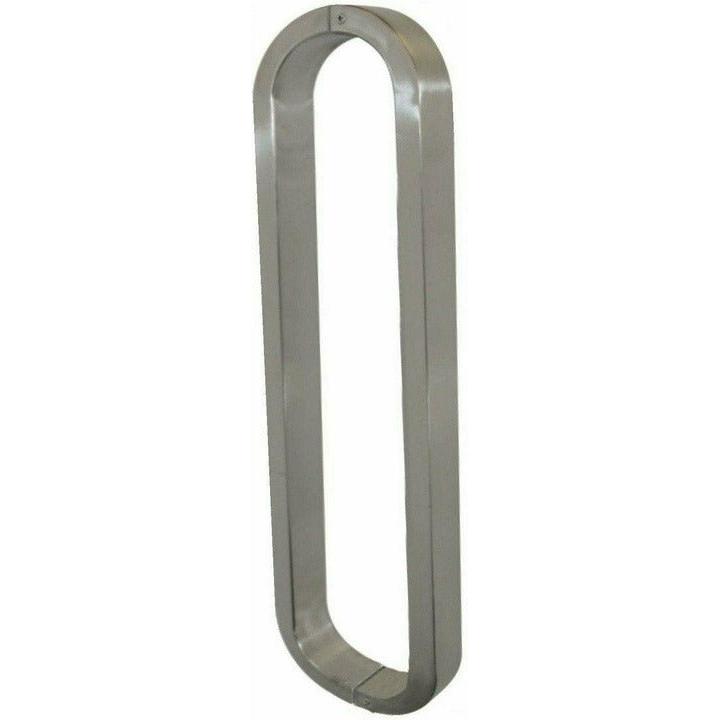 Stainless steel "D" shaped pull handle (back-to-back) - Decor Handles