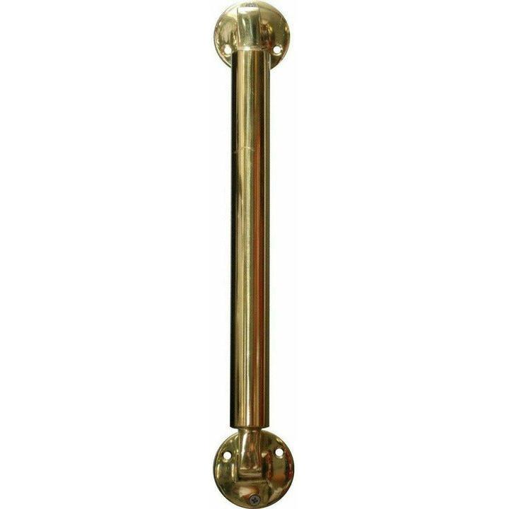 Straight solid brass pull handle - 340mm - Decor Handles