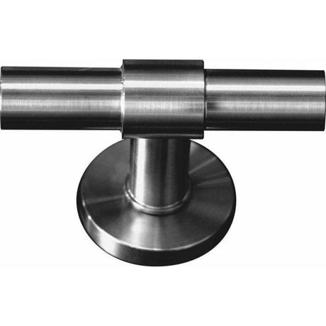 "T" shaped modern door handles on rose - "Piet Boon" style - Decor Handles