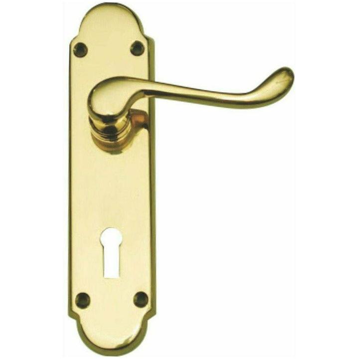 Victorian lever handle on 40mmx165mm plate - Decor Handles