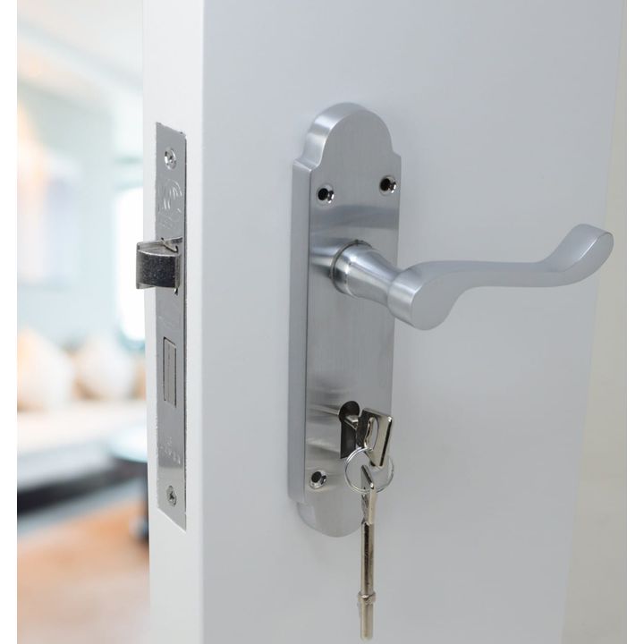 Victorian lever handle on back plate - Decor Handles - door handles on plate