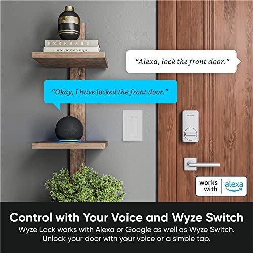 Wyze Lock WiFi & Bluetooth Enabled Smart Door Lock - Decor Handles